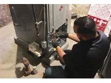 Rheem furnace installation in Chicago